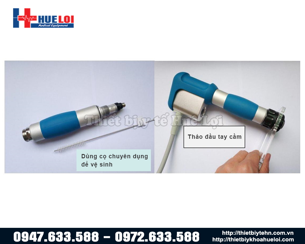 c&aacute;c thao t&aacute;c sử dụng m&aacute;y xung k&iacute;ch 